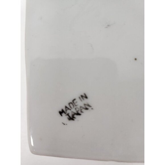 Vintage Colonial Man White Porcelain Wall Pocket Planter Vase Made in Japan - Picture 7 of 10